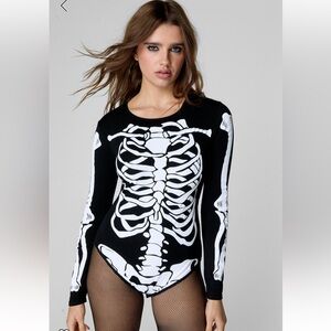 NastyGal skeleton bodysuit
